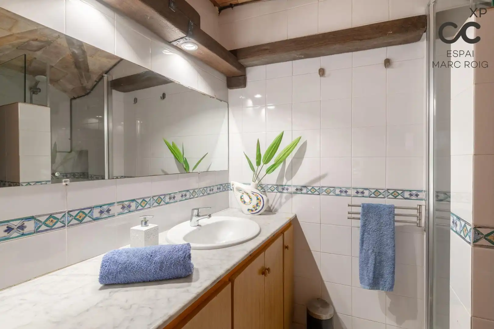 Baño de Finca rústica en venta en Siurana con Calefacción, Jardín privado y Terraza