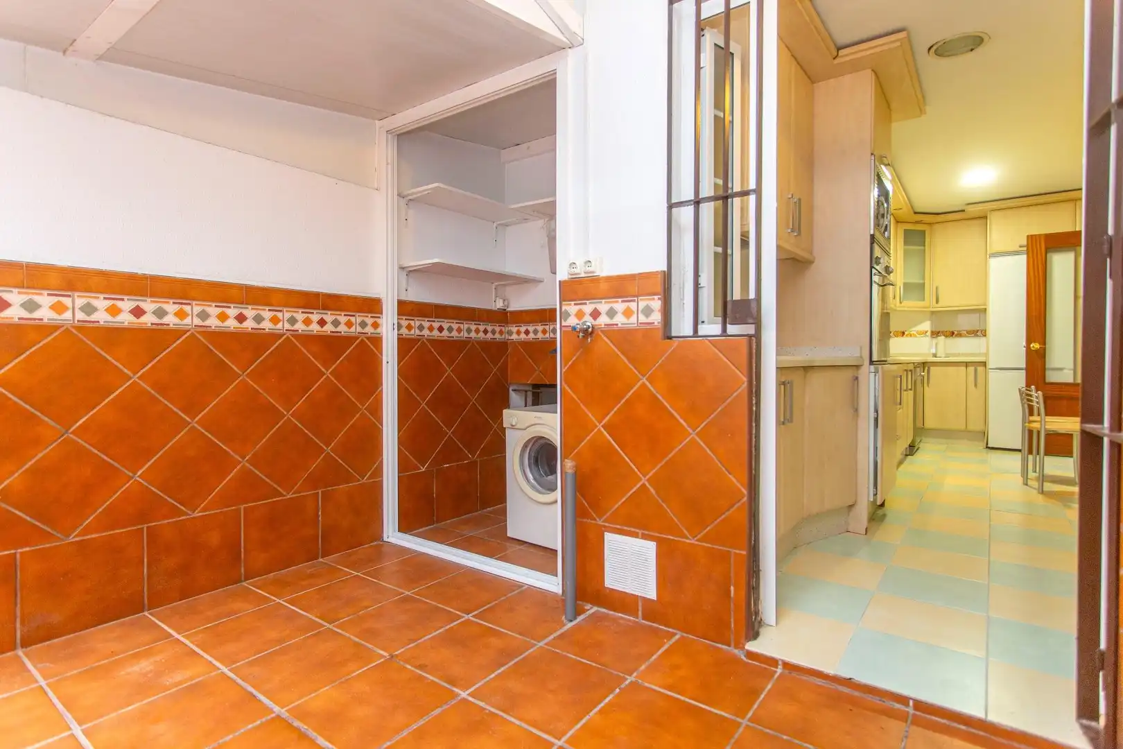 Kitchen of Flat for sale in Jerez de la Frontera  with Air Conditioner, Heating and Storage room