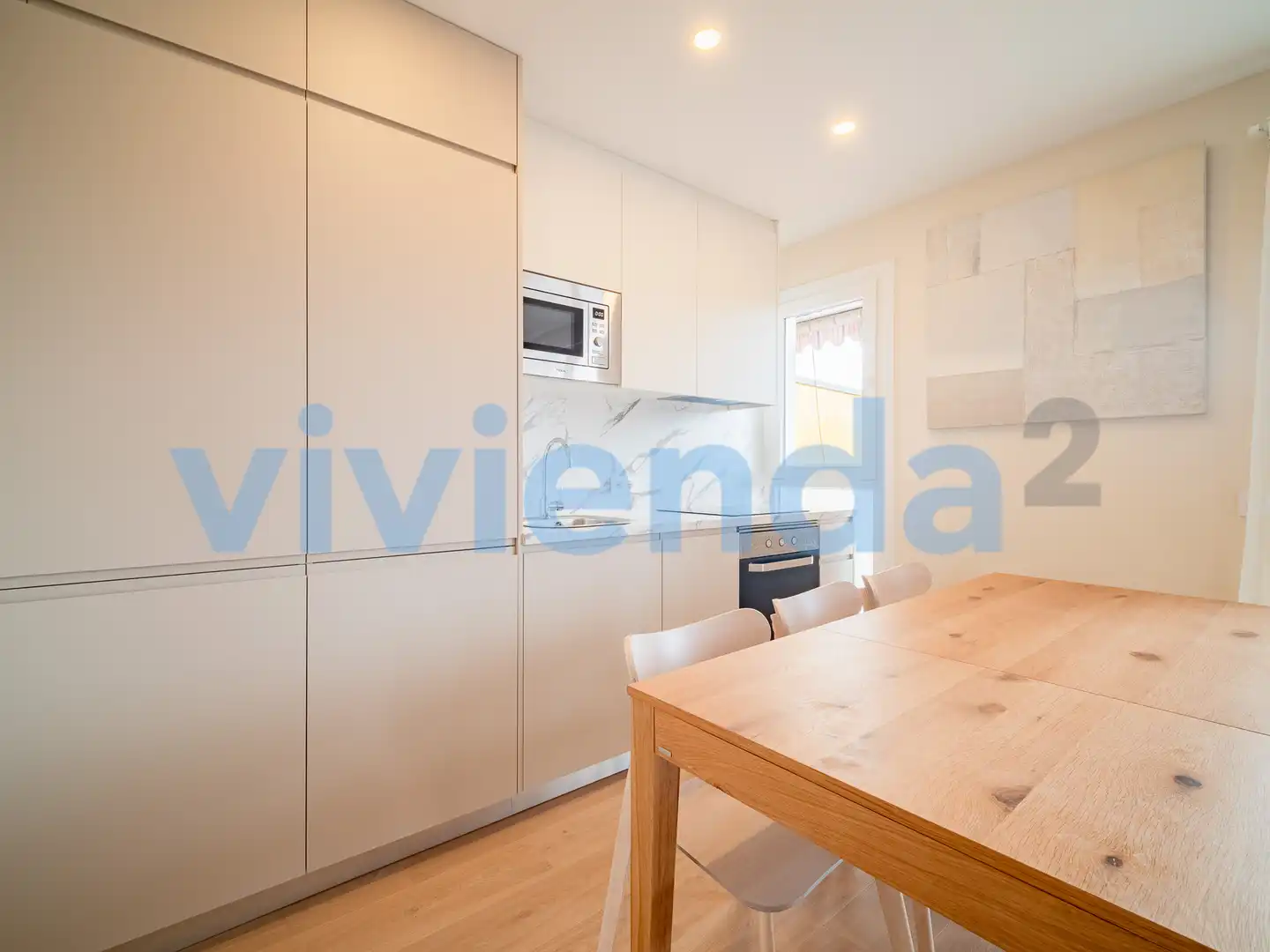 Küche von Wohnung zur Miete in Madrid mit Klimaanlage, Heizung und Terrasse