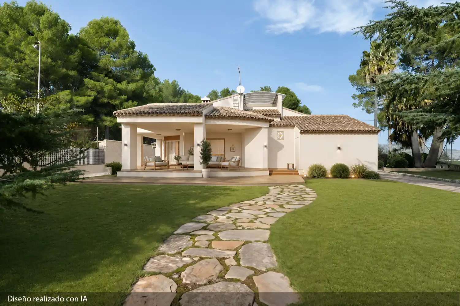Jardí de Casa o xalet en venda en Ontinyent amb Calefacció, Jardí privat i Terrassa