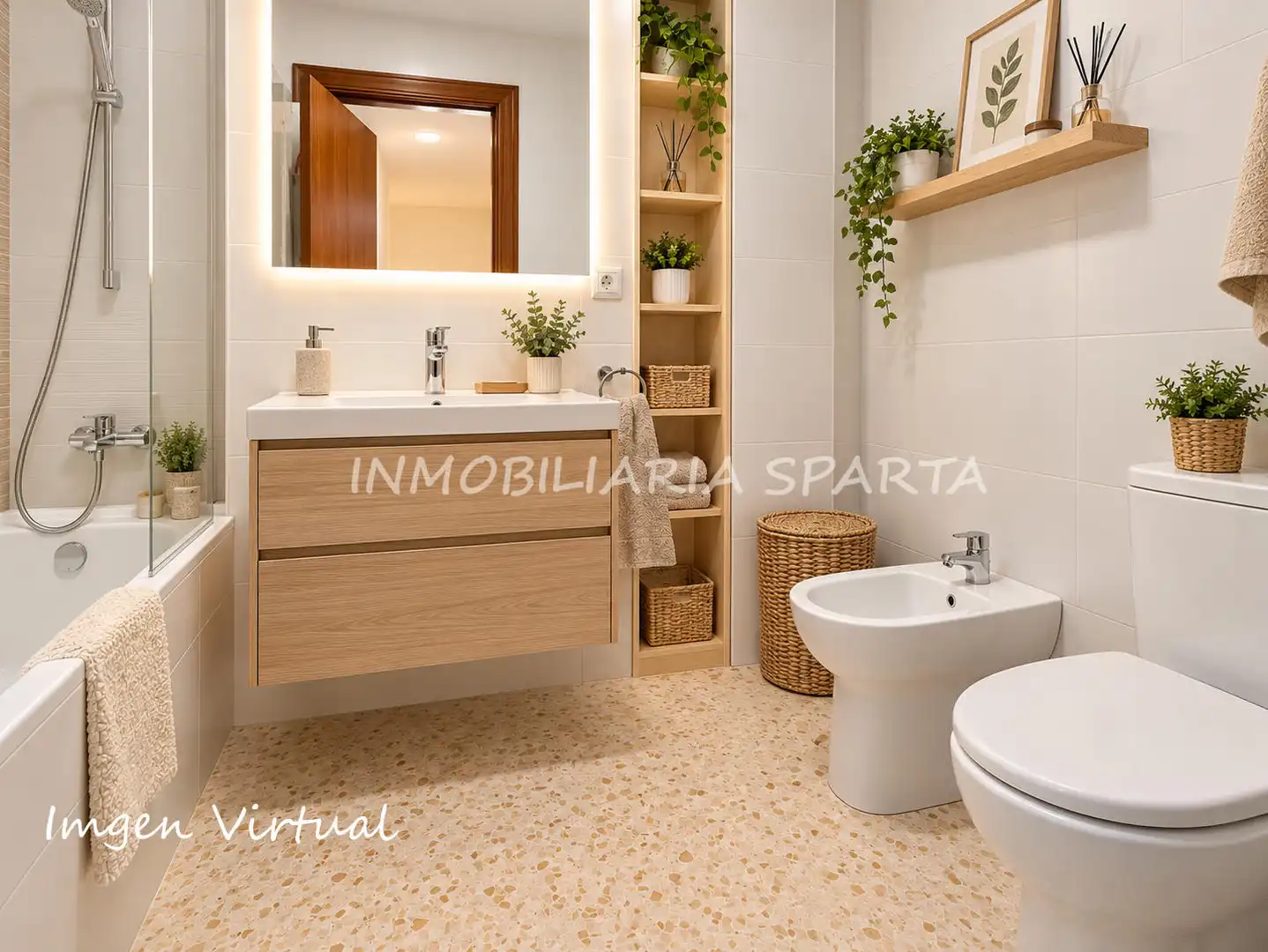Baño de Casa adosada en venta en Alcalá del Río, Sevilla