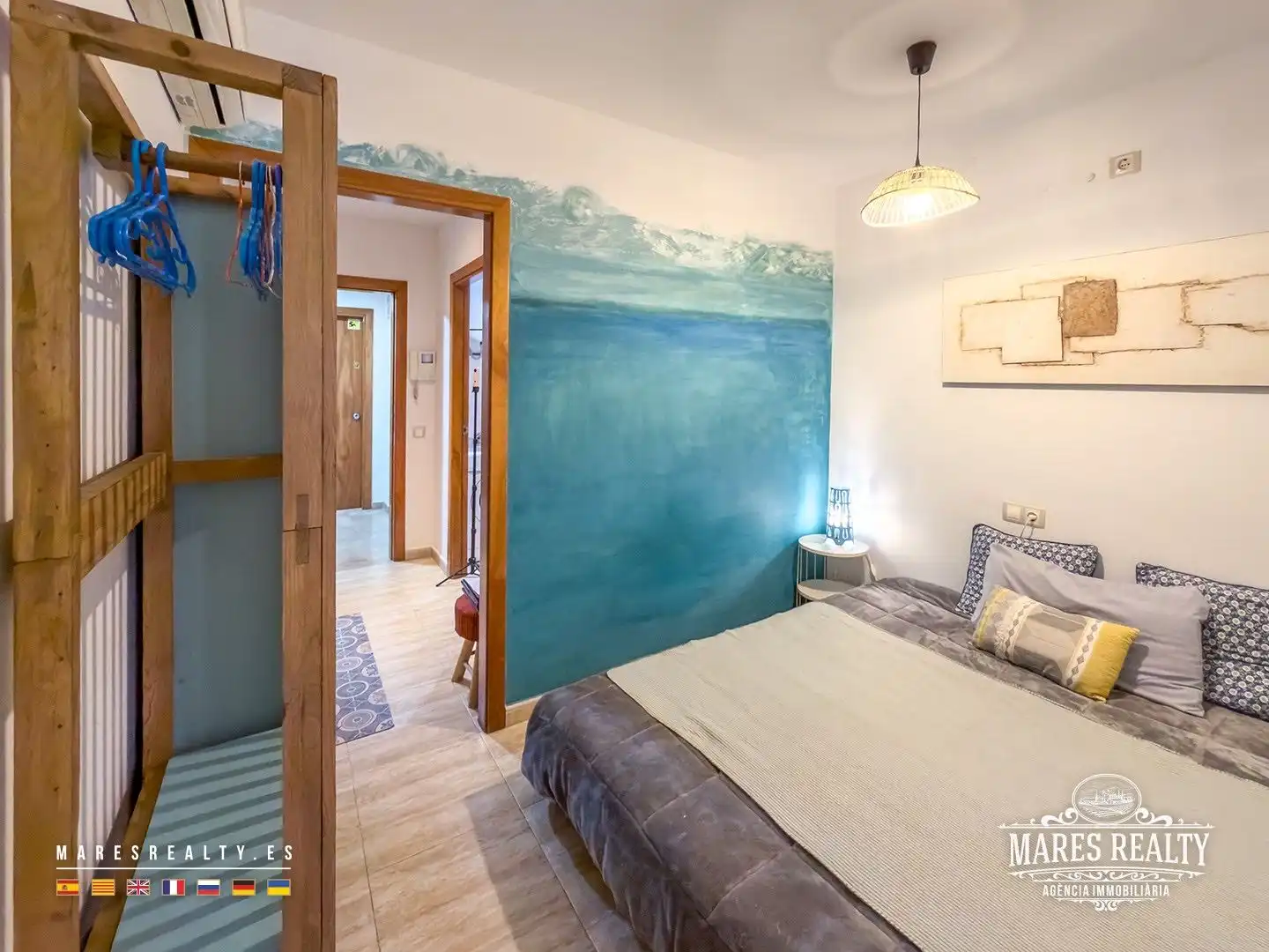 Bedroom of Flat for sale in Lloret de Mar  with Air Conditioner and Heating