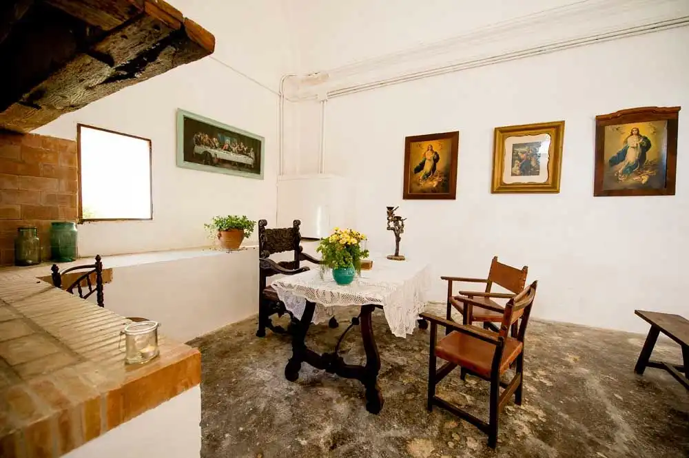 Esszimmer von Country house zum Verkauf in Felanitx mit Klimaanlage, Heizung und Privatgarten