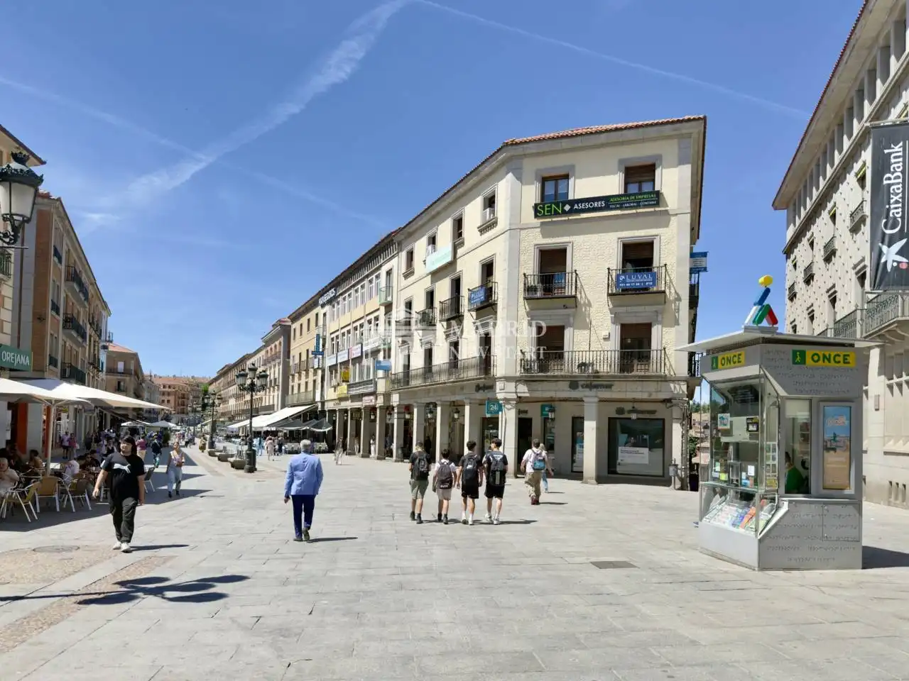 Vista exterior de Piso de alquiler en Segovia con Calefacción, Parquet y Terraza