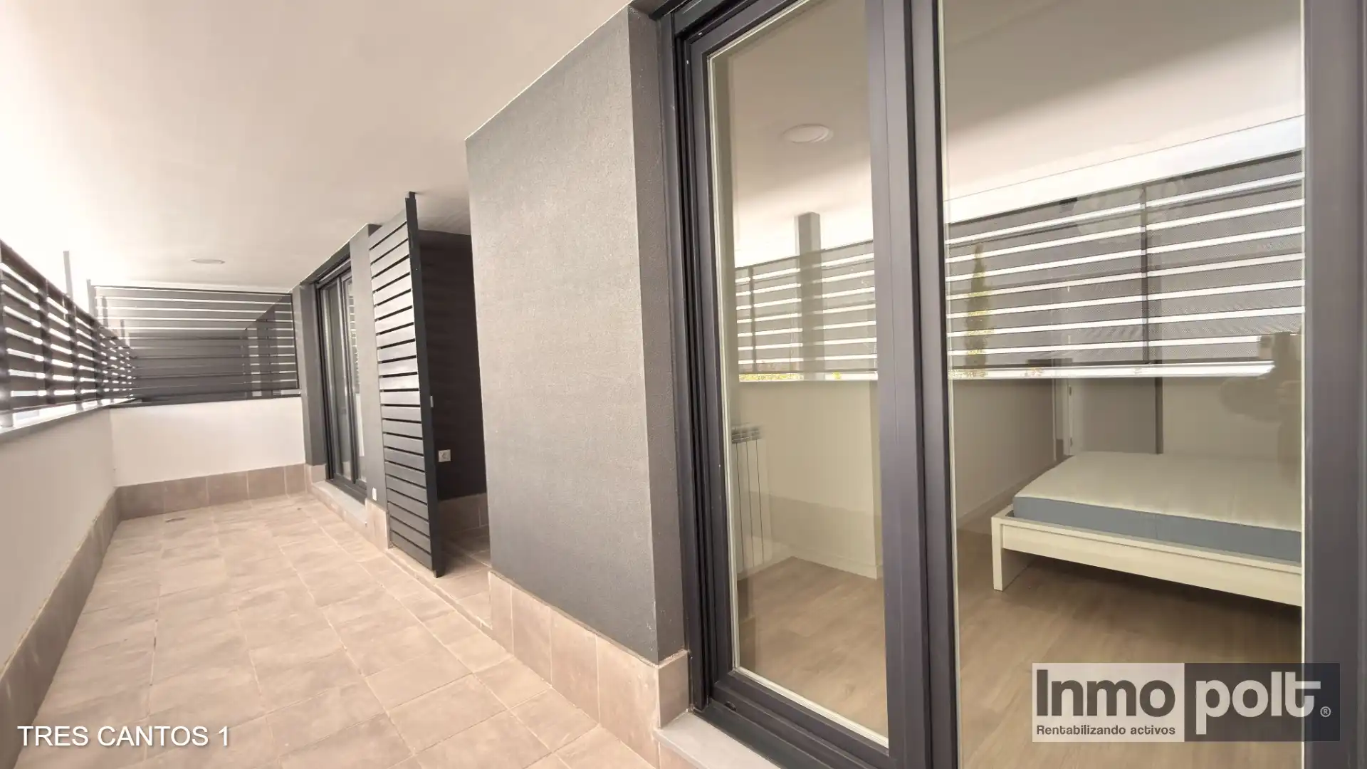 Balcony of Flat for rent in Tres Cantos  with Air Conditioner, Furnished and Oven