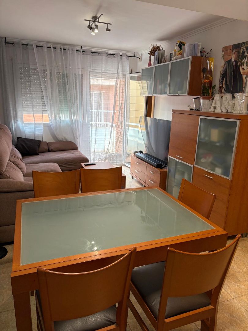 Living room of Flat for sale in  Tarragona Capital  with Air Conditioner, Terrace and Furnished