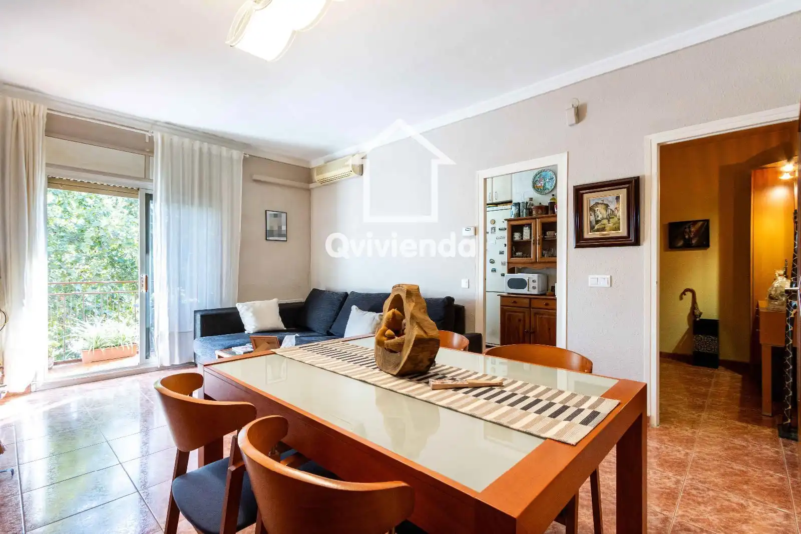 Living room of Flat for sale in Sabadell  with Air Conditioner, Heating and Terrace