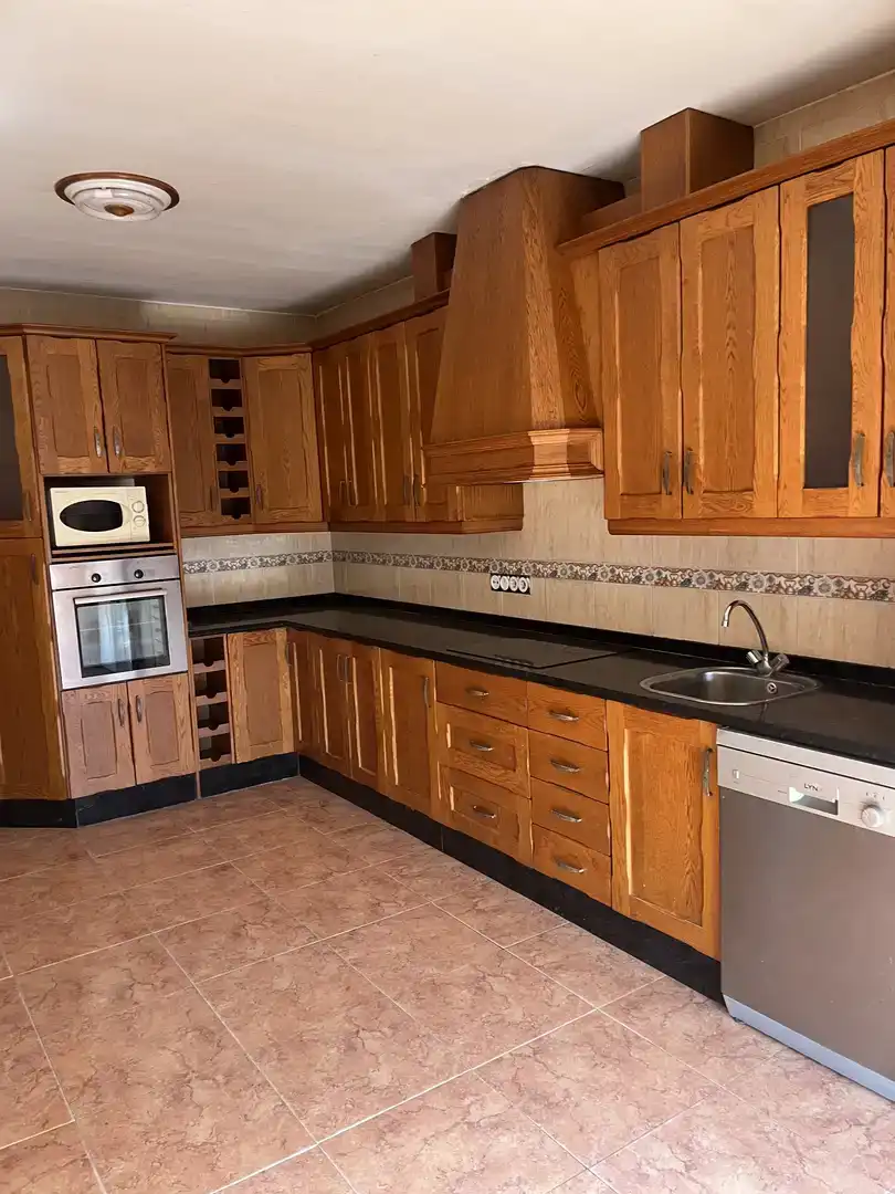 Cocina de Casa o chalet en venta en Villaminaya con Jardín privado y Amueblado
