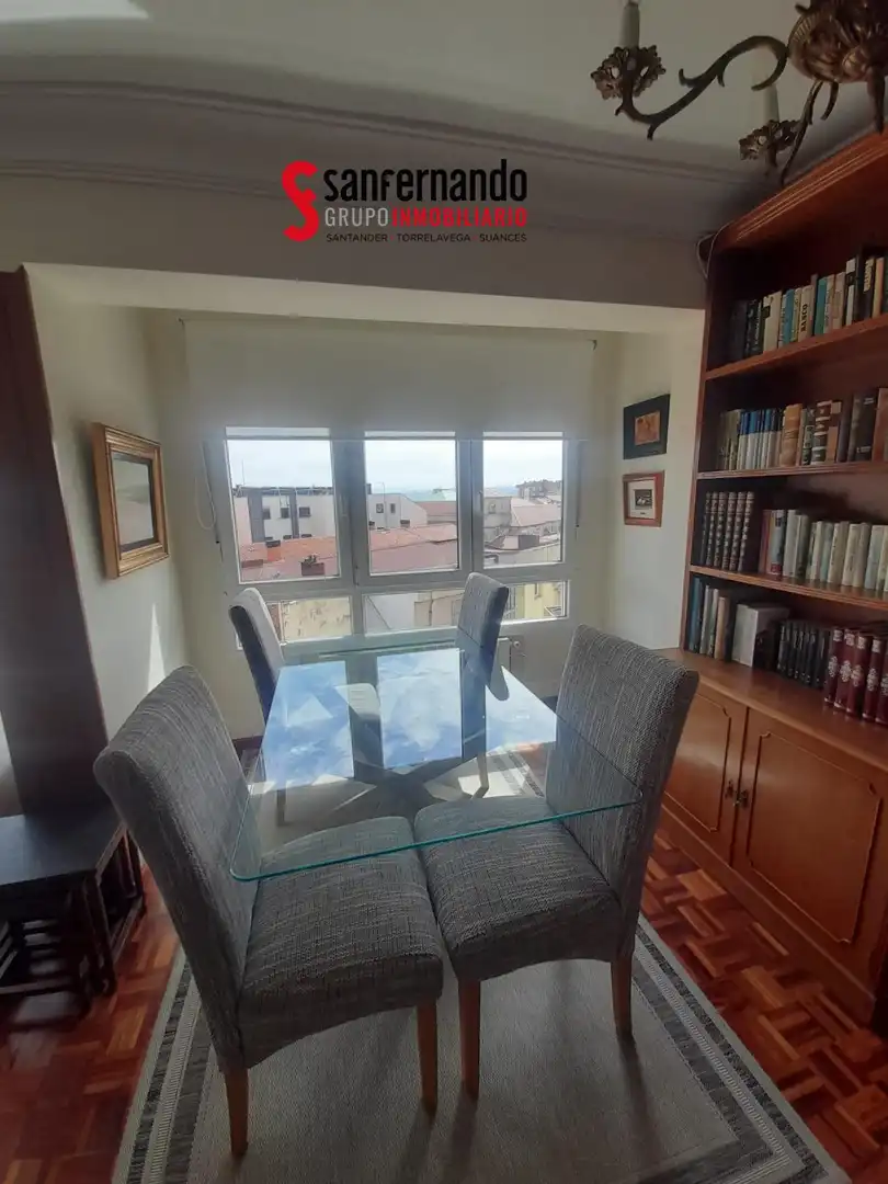 Menjador de Pis de lloguer en Santander amb Calefacció i Moblat