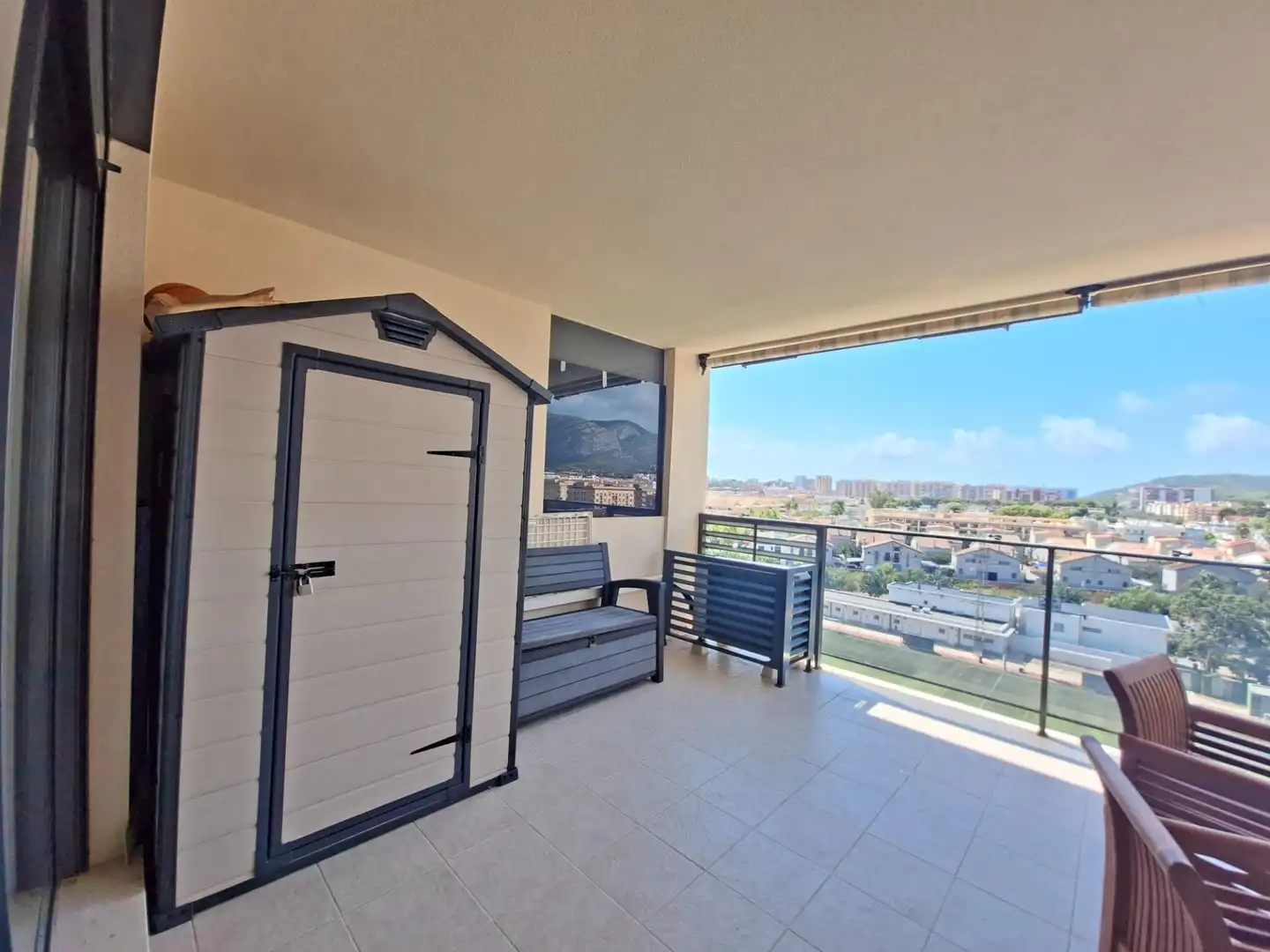 Terraza de Apartamento en venta en Oropesa del Mar / Orpesa con Aire acondicionado, Terraza y Amueblado