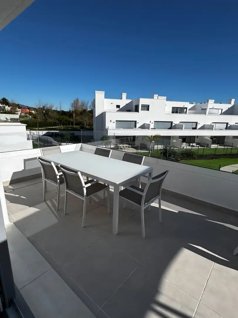 Terrace of Apartments for rent in Estepona  with Air Conditioner, Terrace and Swimming Pool
