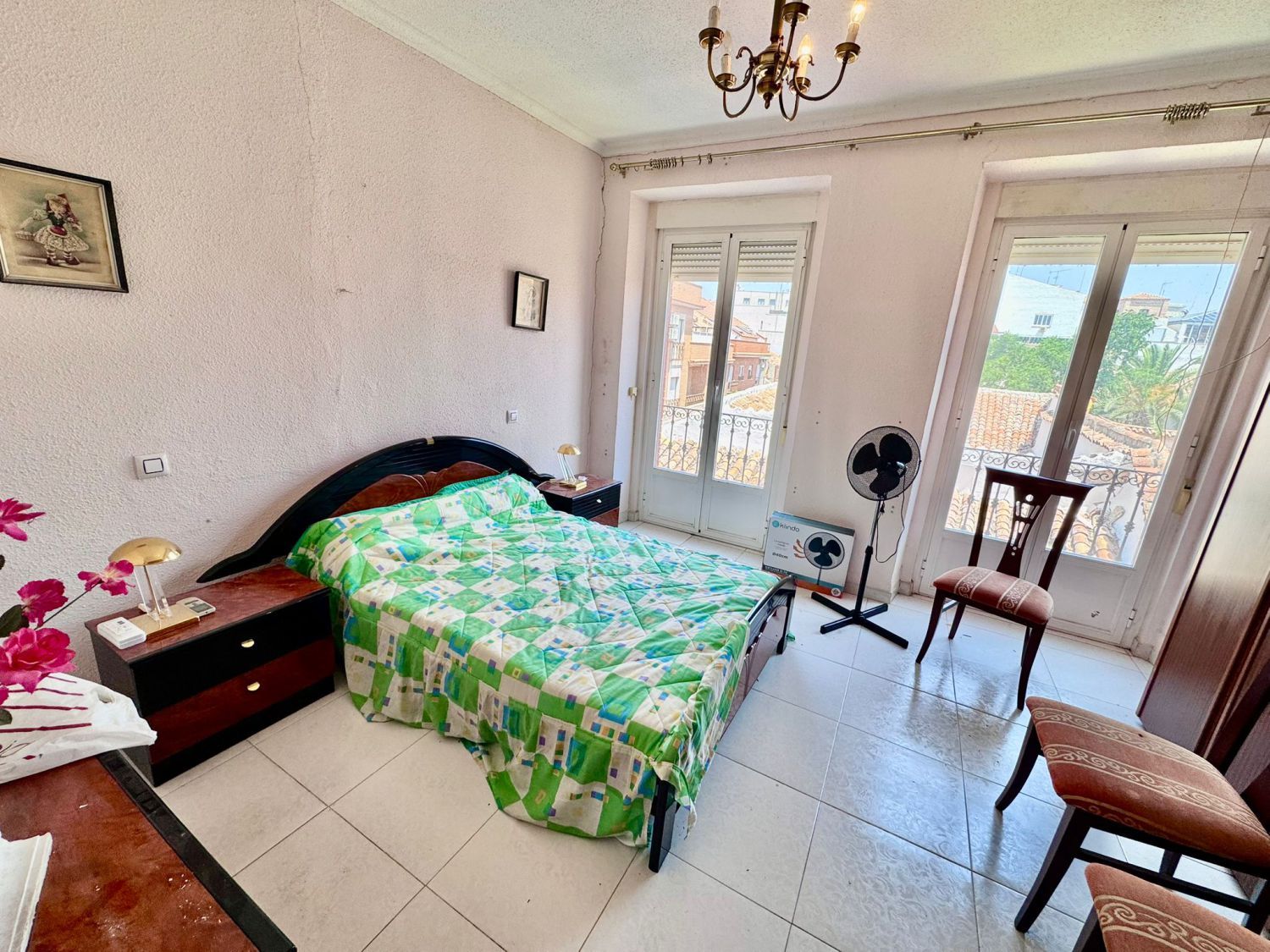 Bedroom of Flat for sale in Valdepeñas  with Air Conditioner, Heating and Balcony