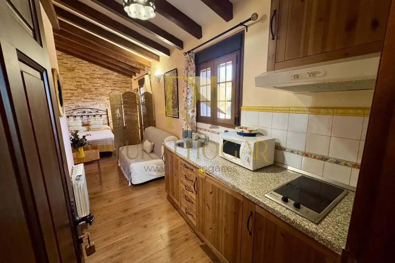 Cocina de Casa o chalet en venta en Peralejos de las Truchas con Calefacción, Jardín privado y Parquet