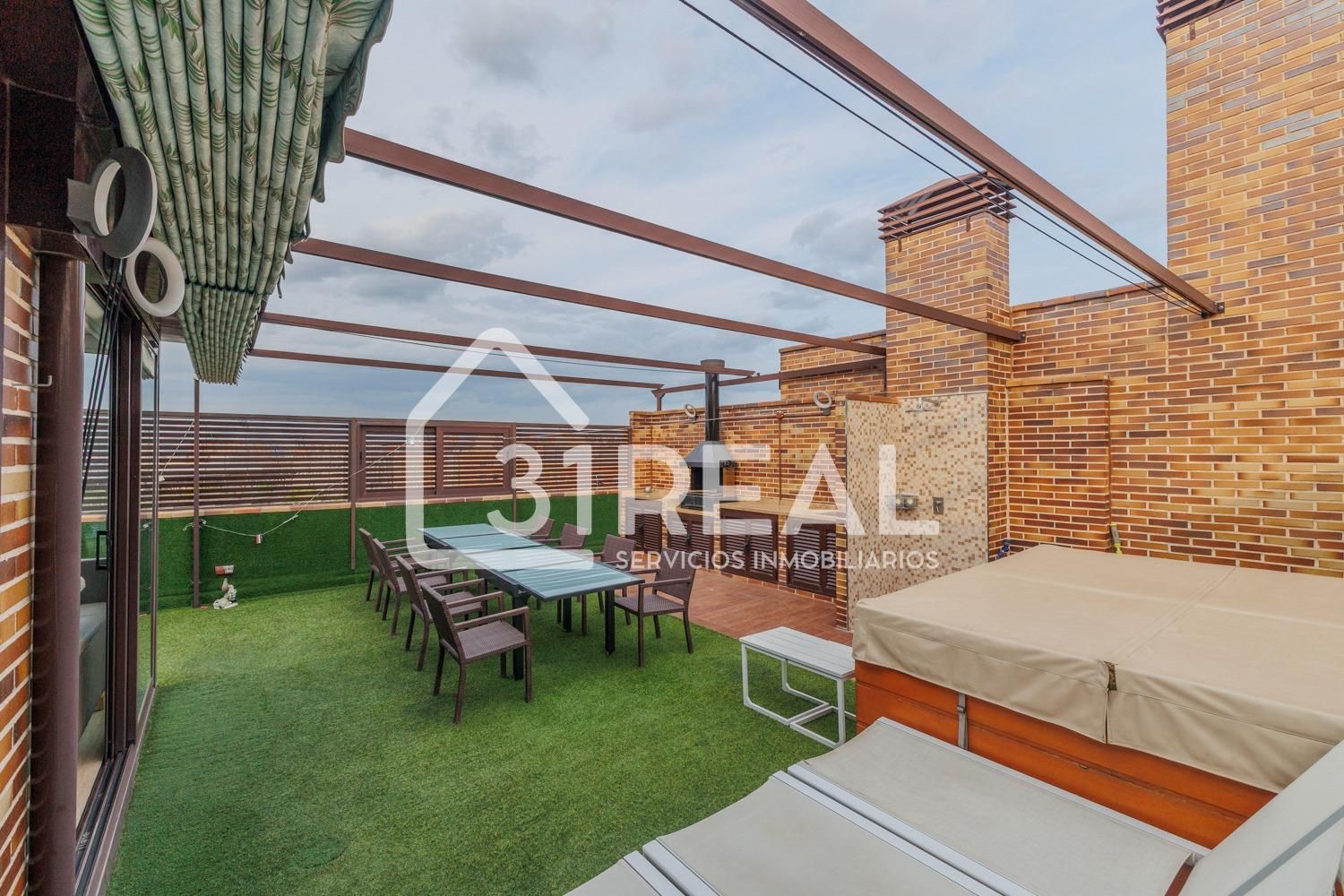 Terrasse von Dachboden zum verkauf in Coslada mit Klimaanlage, Heizung und Privatgarten