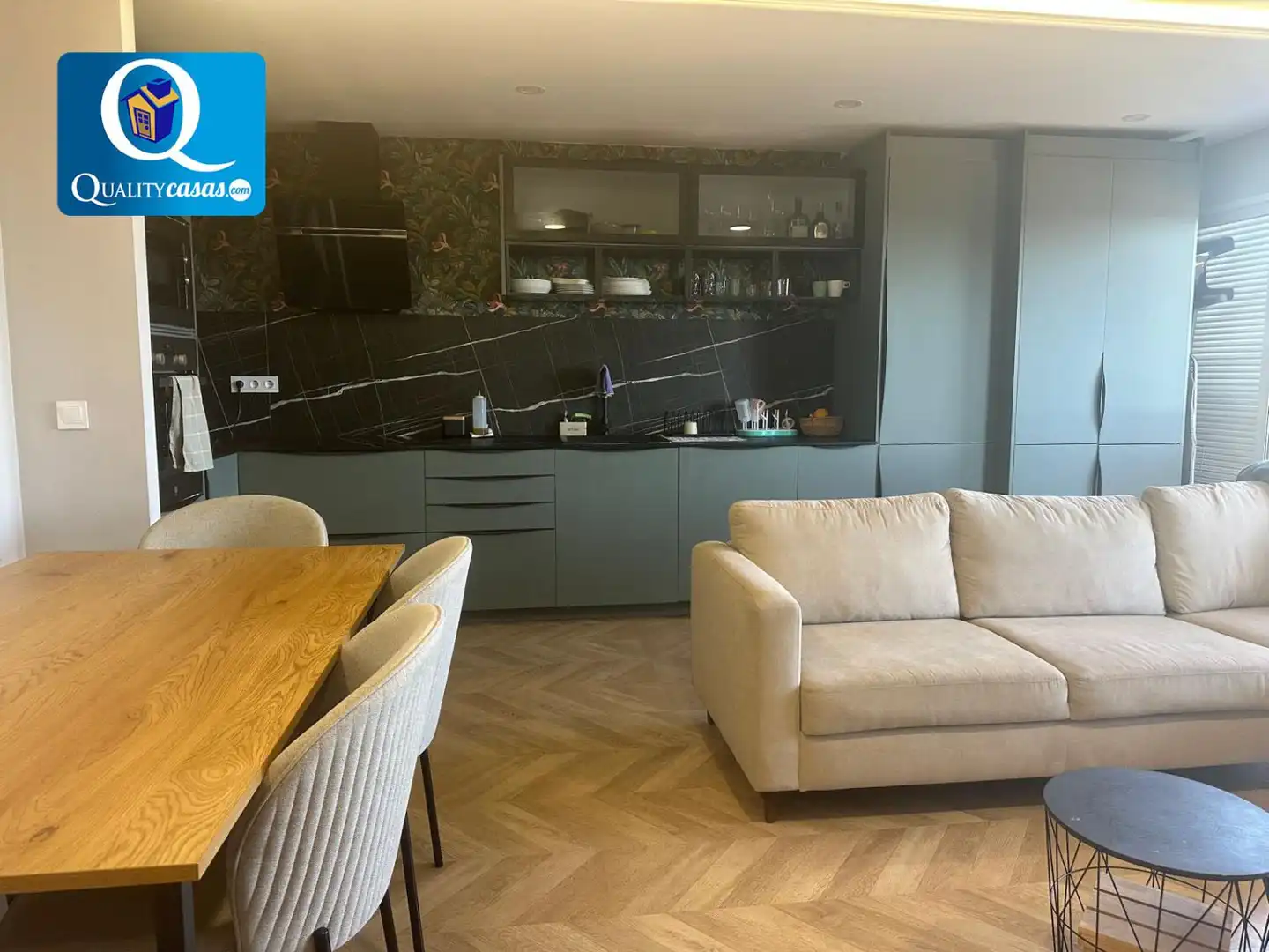 Cocina de Ático de alquiler en El Campello con Aire acondicionado y Terraza