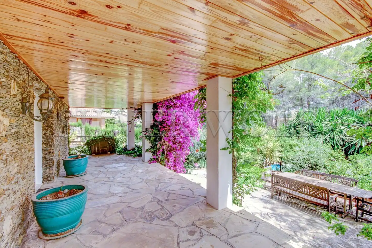 Jardín de Casa o chalet en venta en Vallirana con Calefacción, Jardín privado y Terraza