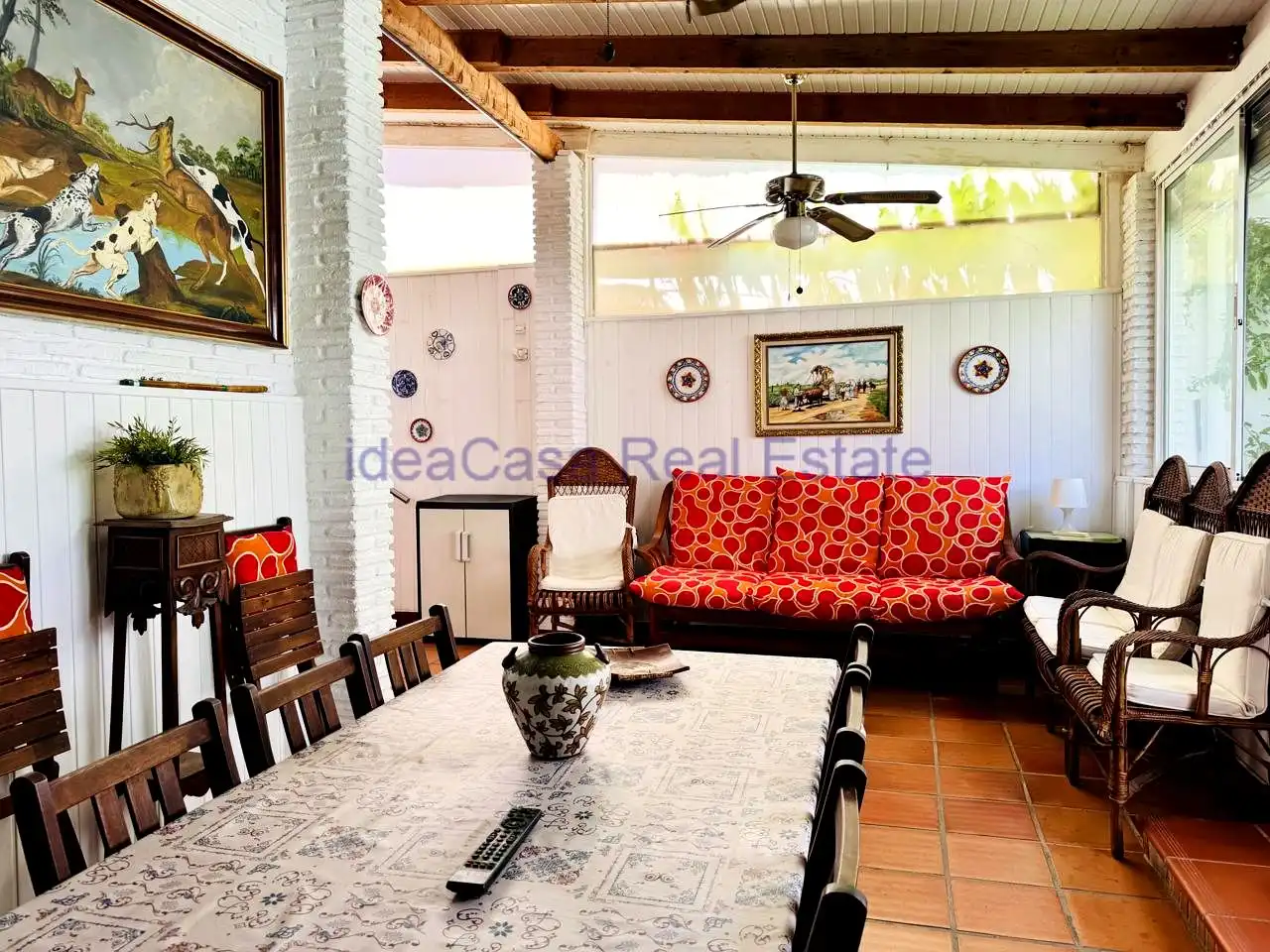 Terrassa de Casa o xalet en venda en Málaga amb Aire condicionat, Jardí privat i Terrassa