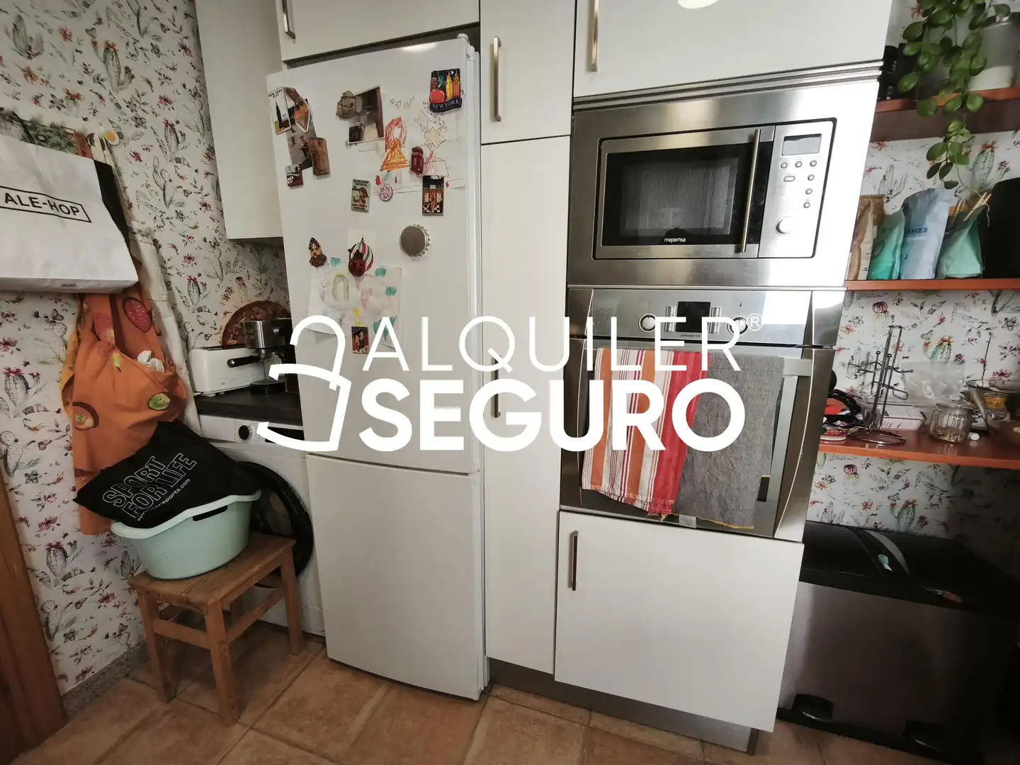 Cocina de Piso de alquiler en Zaragoza con Aire acondicionado y Calefacción