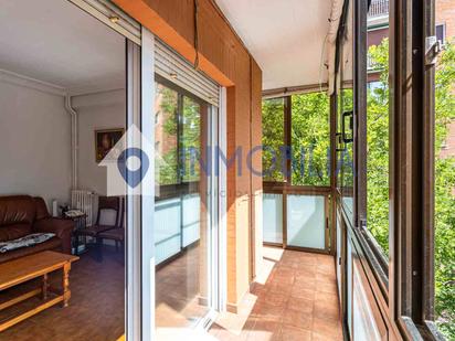 Balcony of Flat for sale in  Madrid Capital  with Air Conditioner, Heating and Terrace