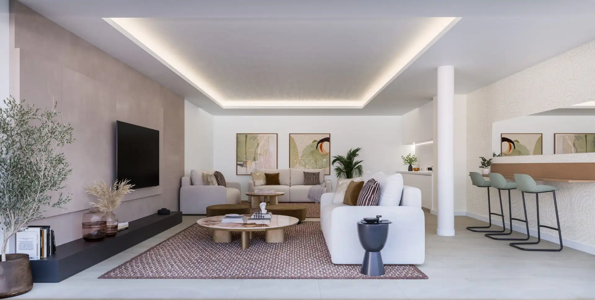 Living room of Apartments for sale in Playa Bahía Dorada