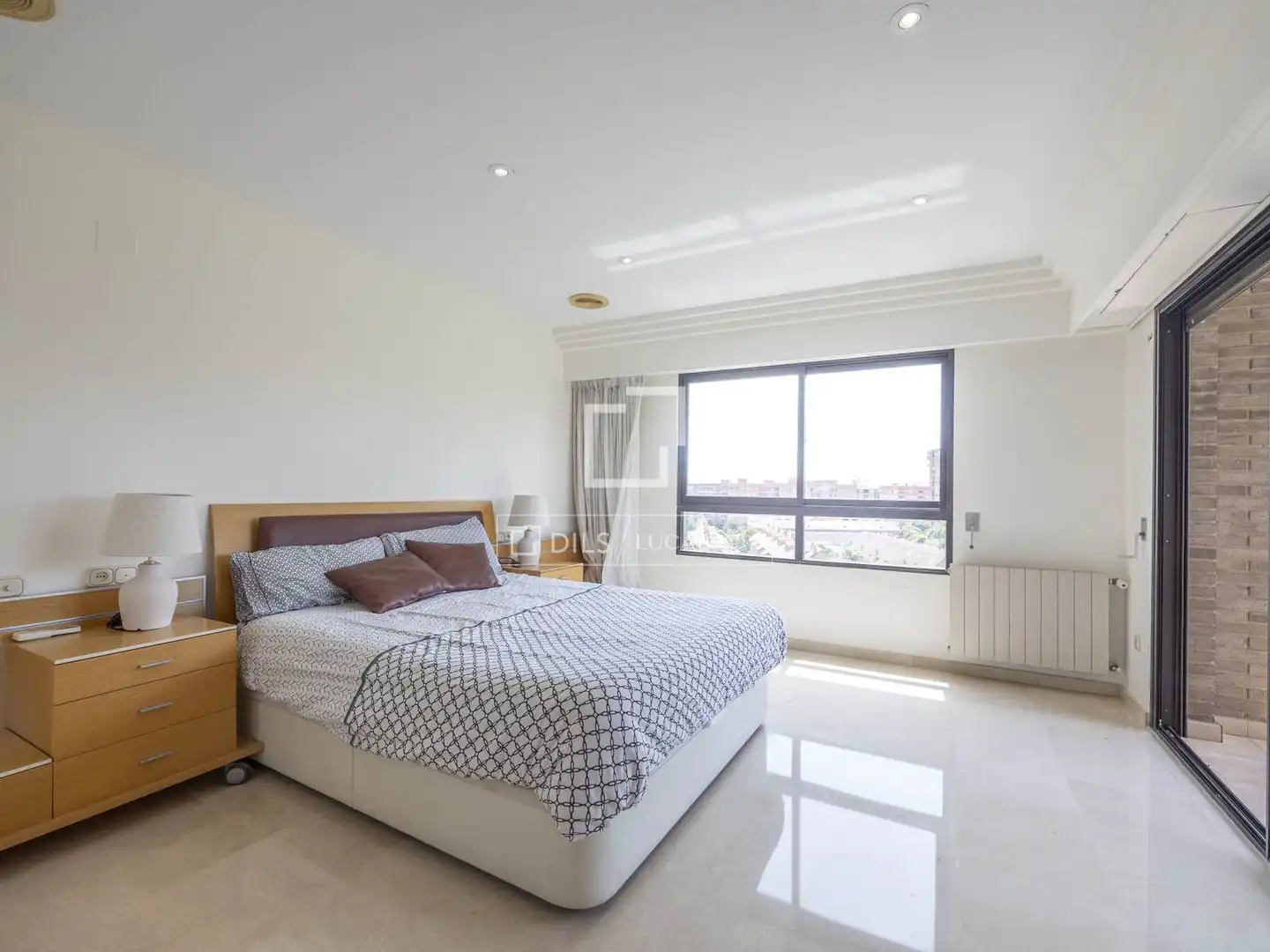 Schlafzimmer von Wohnung zur Miete in Gandesa mit Klimaanlage, Heizung und Privatgarten