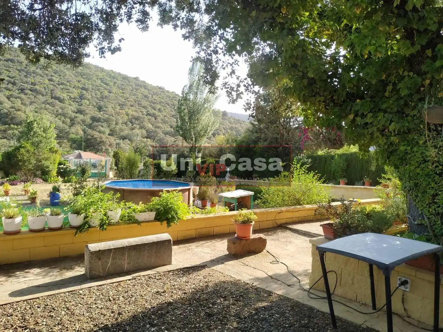 Garden of Country homes for sale in Villaharta  with Air Conditioner, Private garden and Swimming Pool