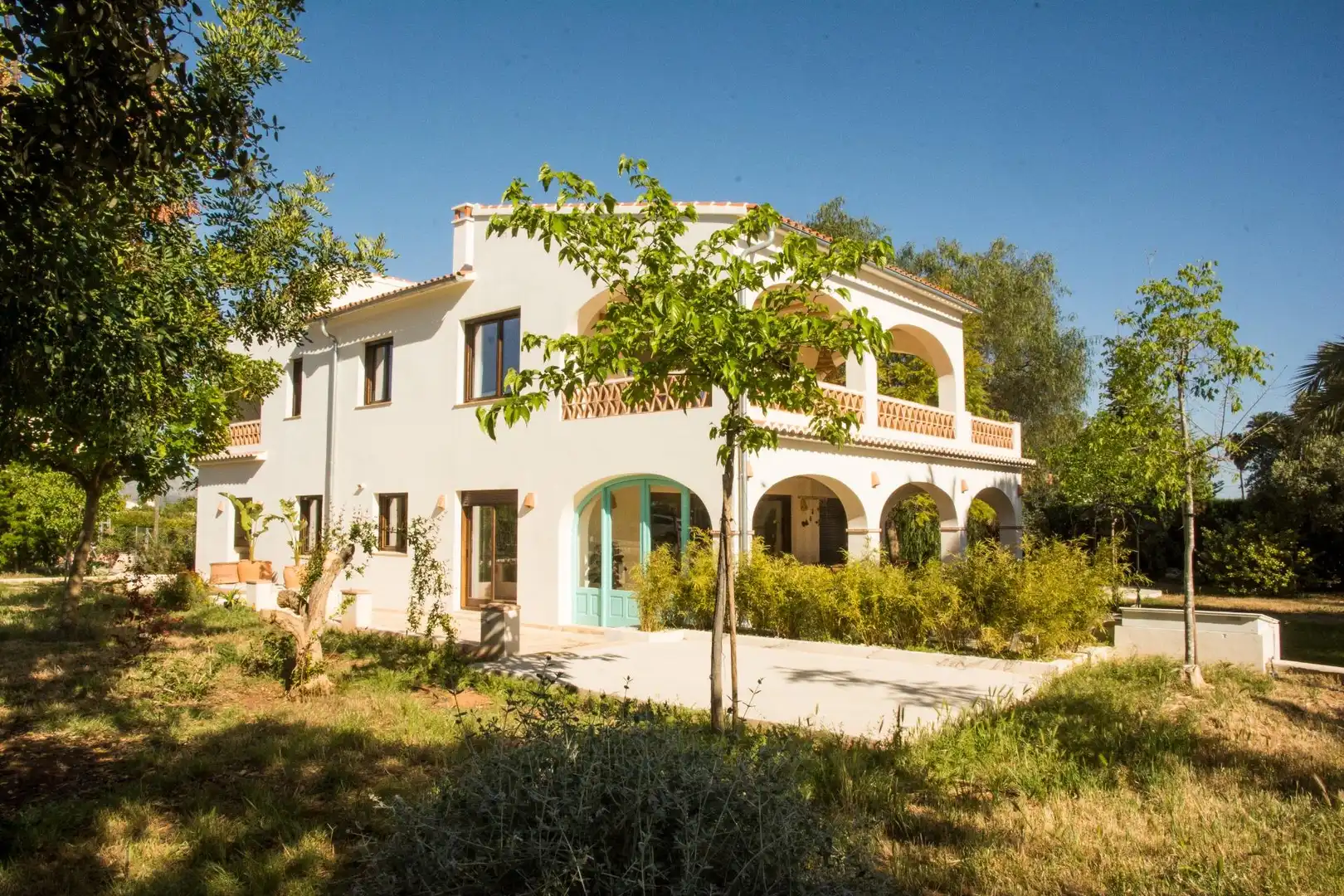 Außenansicht von Haus oder Chalet zur Miete in Pedreguer mit Klimaanlage, Heizung und Privatgarten
