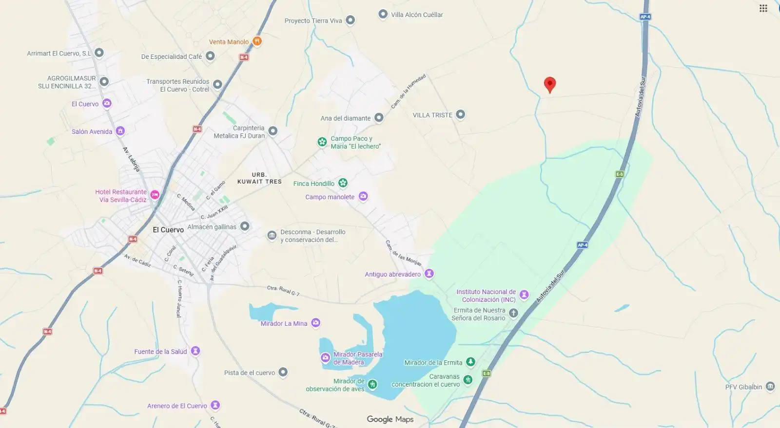 Finca rústica en venta en El Cuervo de Sevilla