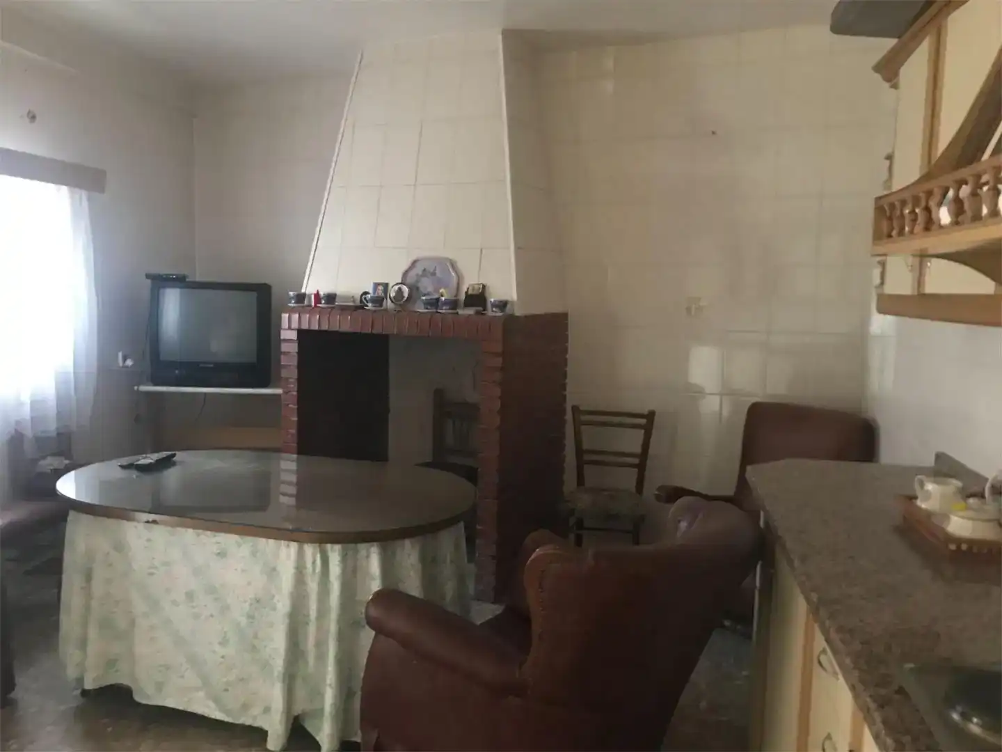 Sala d'estar de Pis en venda en Guadix amb Aire condicionat, Jardí privat i Traster