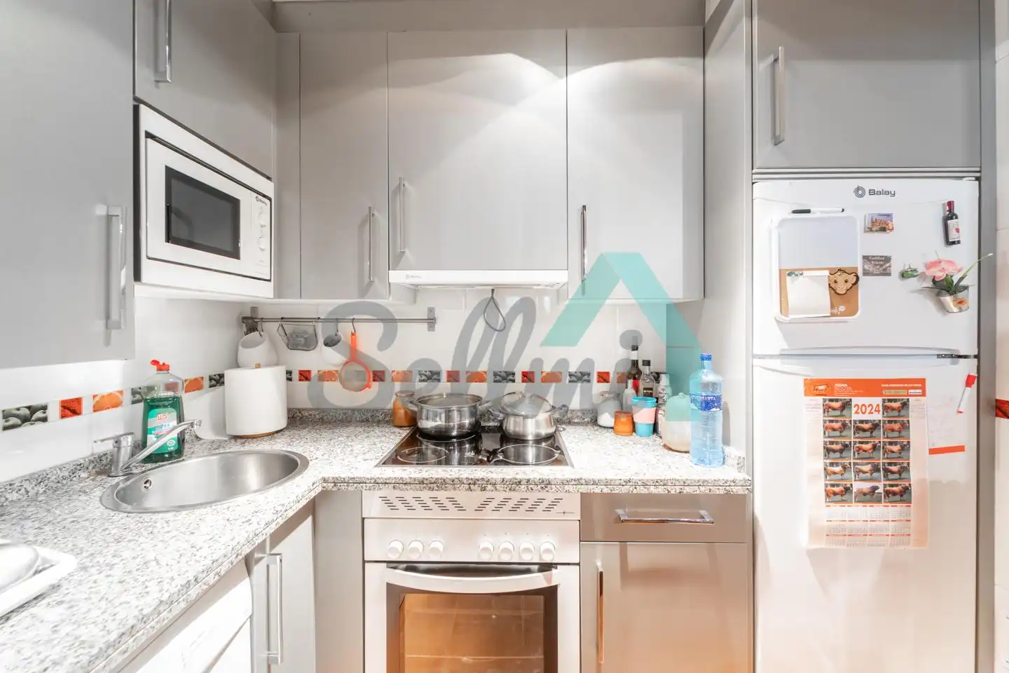 Cocina de Piso en venta en Somiedo con Calefacción, Parquet y Terraza
