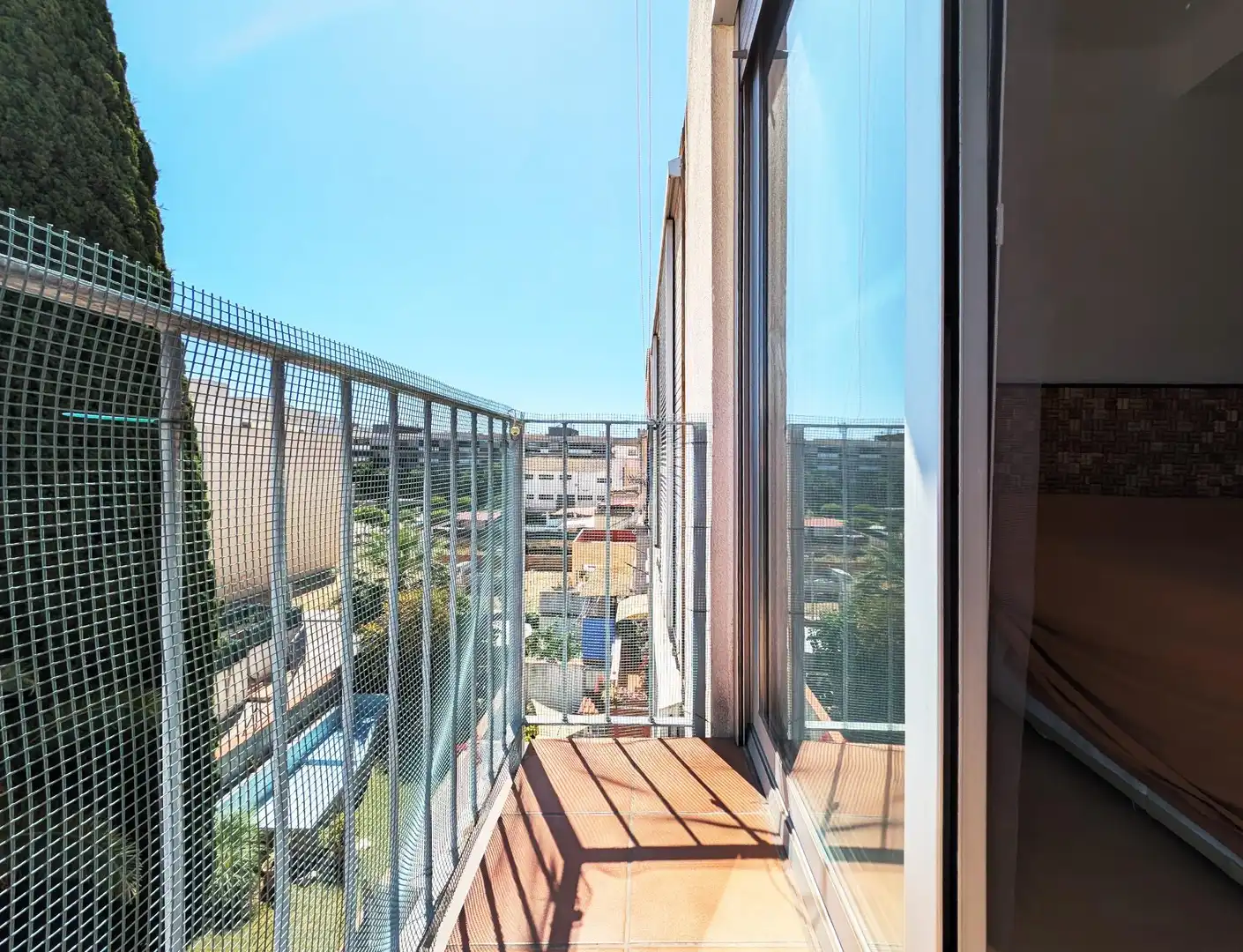 Terrasse von Dachboden zum Verkauf in Vilanova i la Geltrú mit Klimaanlage, Heizung und Parkett