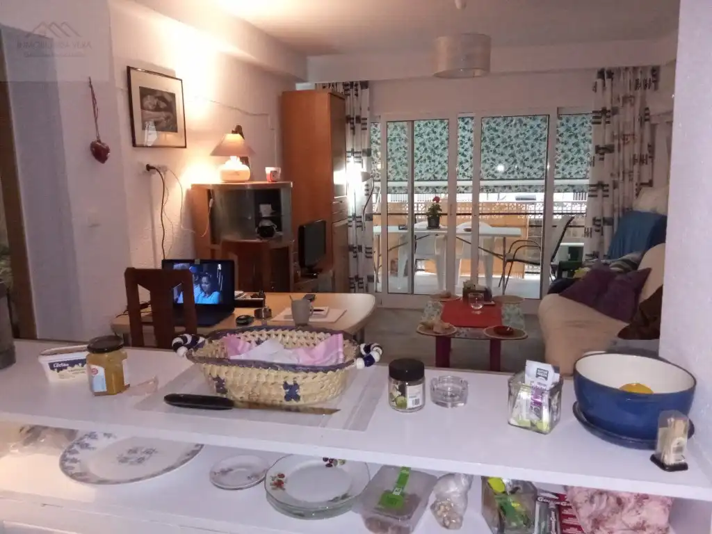Living room of Flat for rent in Mazarrón  with Air Conditioner, Terrace and Furnished