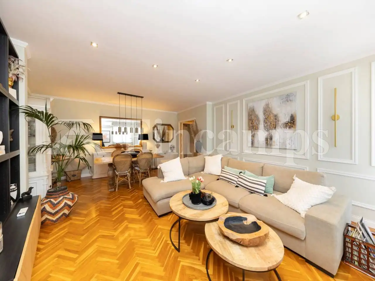 Living room of Attic for sale in Sabadell  with Air Conditioner, Heating and Parquet flooring