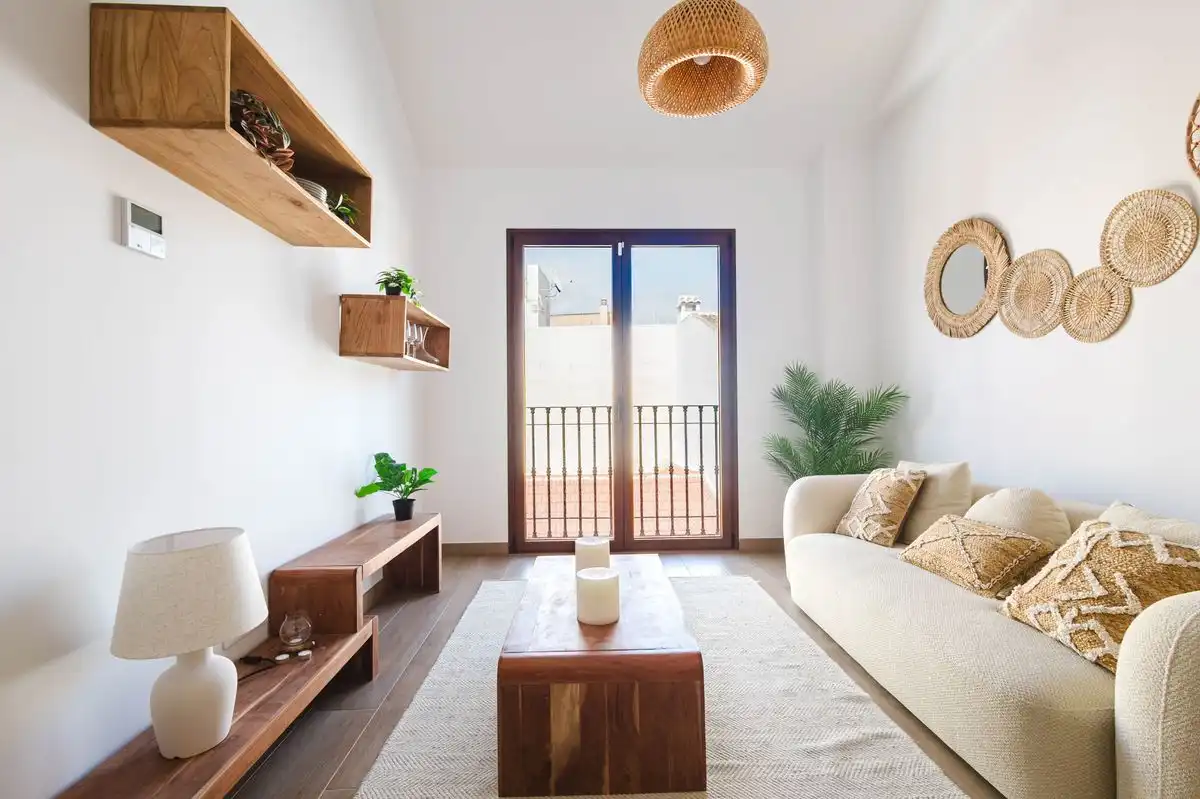 Wohnzimmer von Maisonette zum Verkauf in Málaga mit Klimaanlage, Heizung und Terrasse