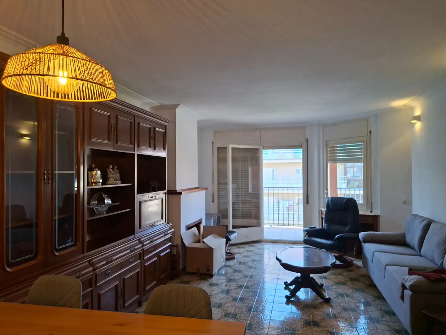 Wohnzimmer von Wohnung zur Miete in Pineda de Mar mit Terrasse, Möbliert und Ofen