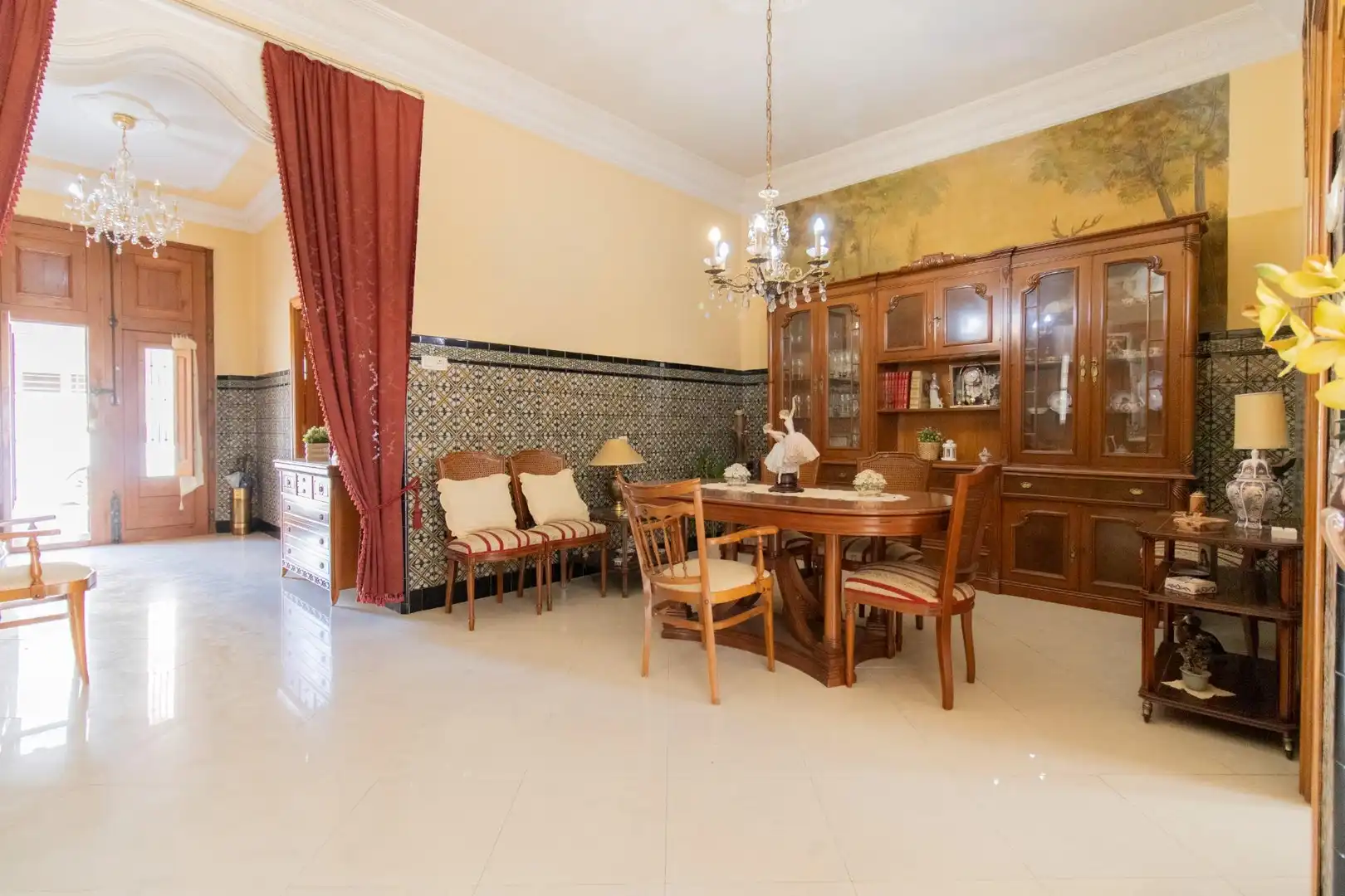 Dining room of Country homes for sale in Rafelbuñol / Rafelbunyol  with Air Conditioner, Terrace and Furnished