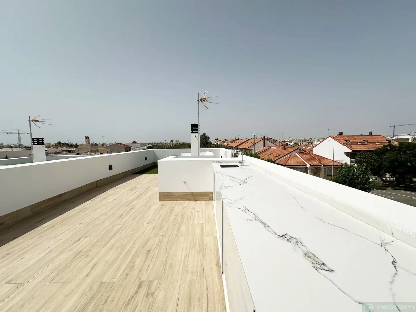 Terrassa de Casa o xalet en venda en Pilar de la Horadada amb Terrassa, Piscina i Moblat