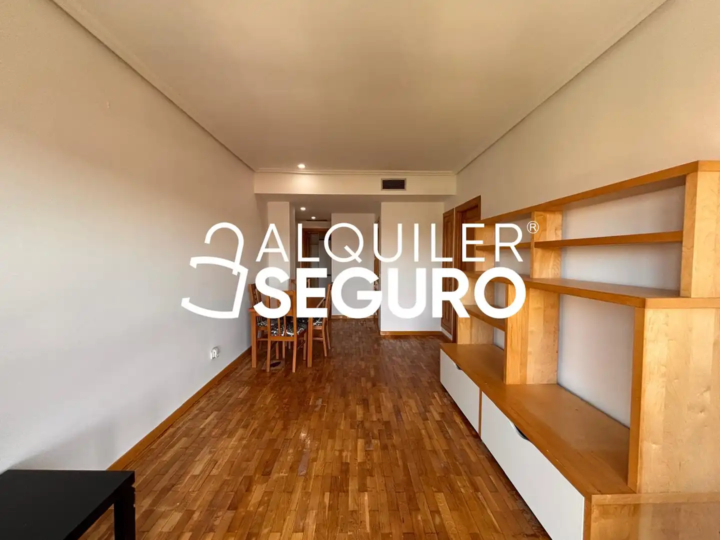 Living room of Flat for rent in Madrid  with Air Conditioner and Heating