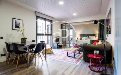 Sala d'estar de Pis de lloguer en  Barcelona Capital amb Aire condicionat