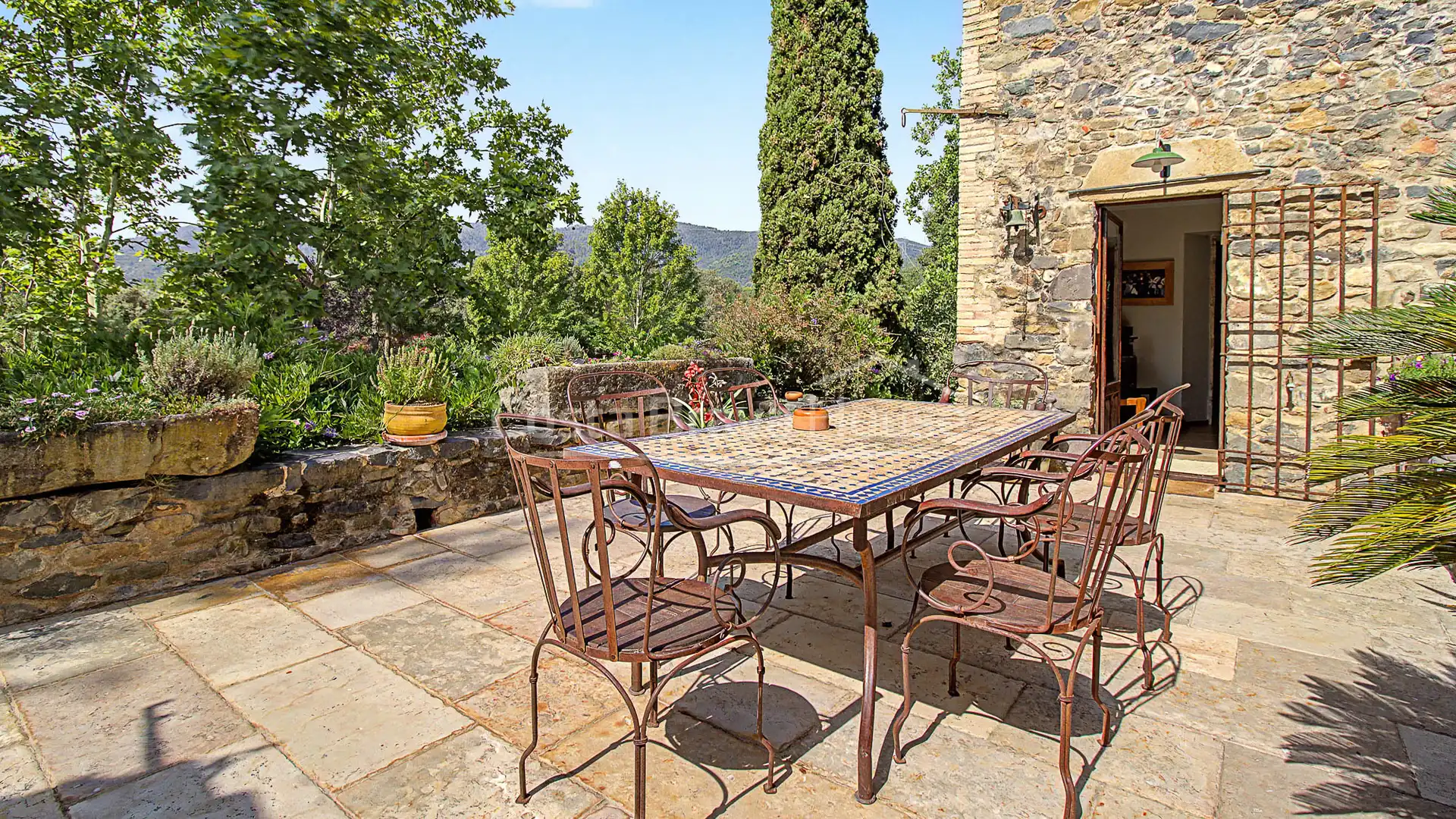 Terrassa de Finca rústica en venda en Sant Gregori amb Aire condicionat, Calefacció i Jardí privat