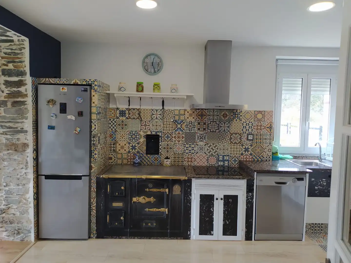 Cocina de Casa adosada en venta en Foz con Calefacción, Jardín privado y Terraza