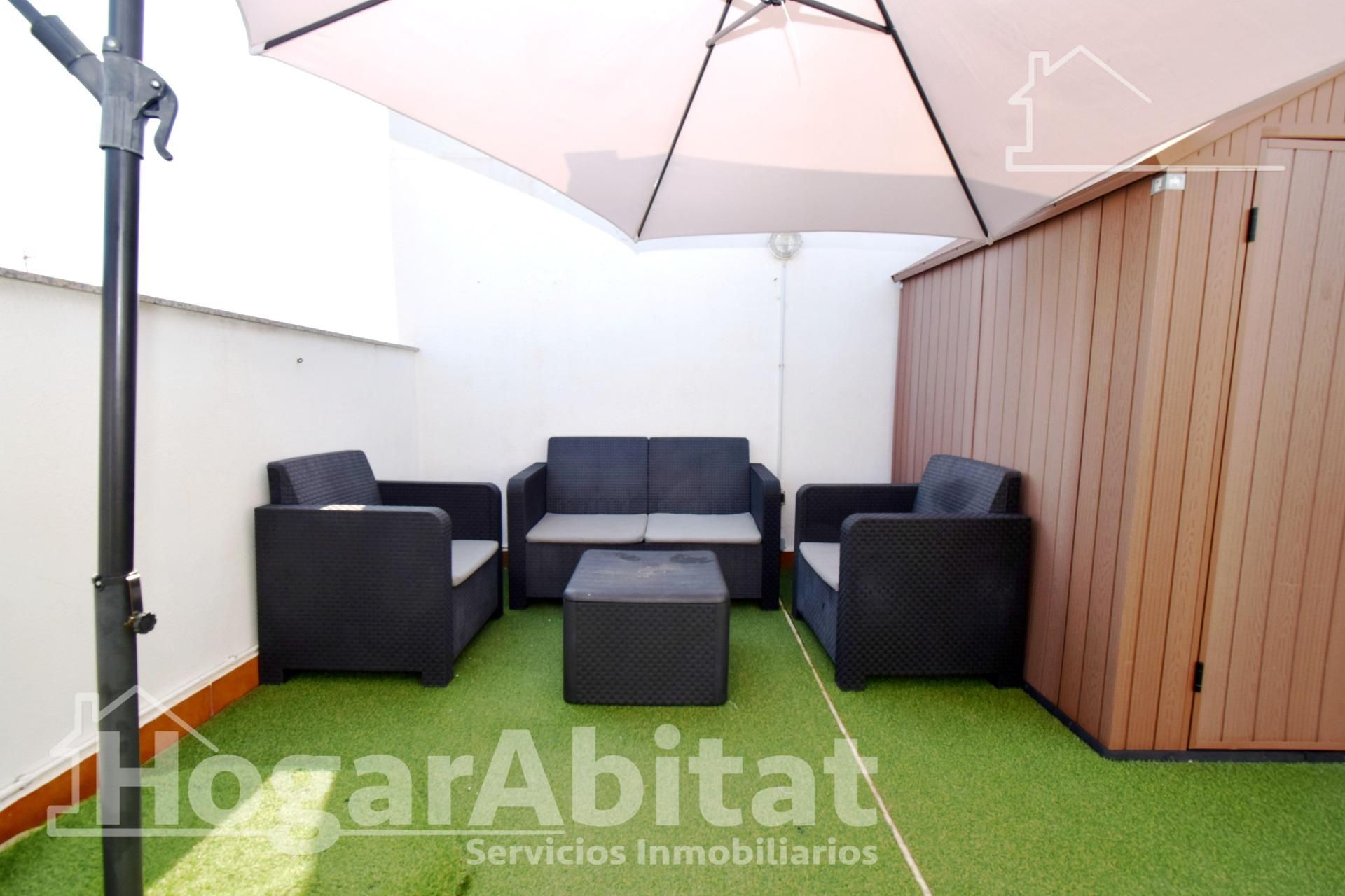 Jardí de Àtic en venda en Canet d'En Berenguer amb Aire condicionat, Calefacció i Terrassa