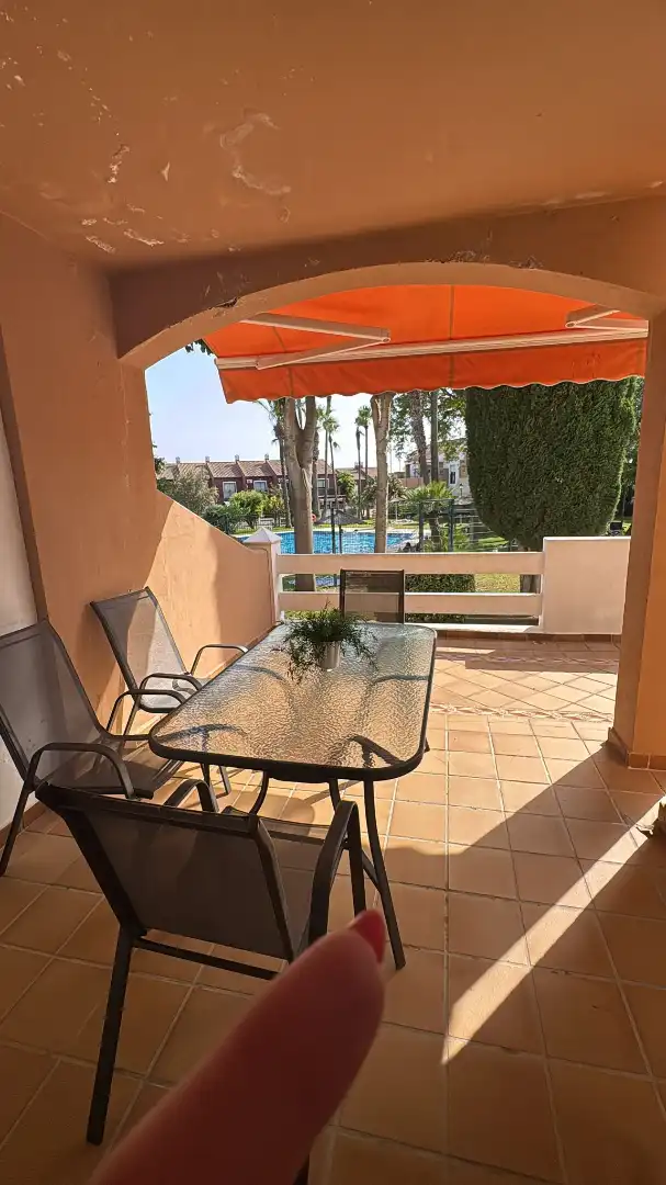 Terraza de Apartamento de alquiler en Chiclana de la Frontera con Terraza, Trastero y Amueblado