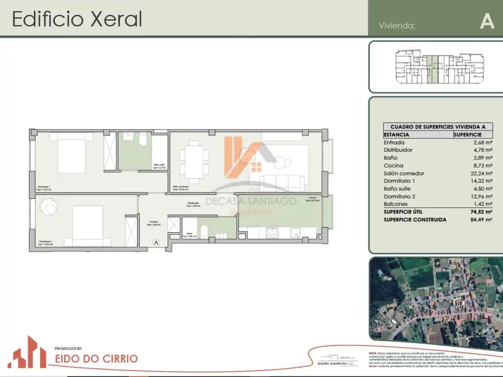 Piso en venta en Silleda con Calefacción y Balcón
