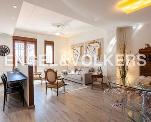 Living room of Apartment to rent in  Valencia Capital  with Air Conditioner, Heating and Parquet flooring