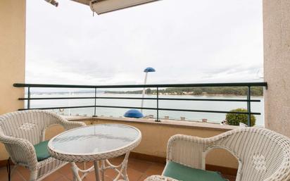 Terrace of Flat for sale in O Grove    with Heating, Terrace and Swimming Pool