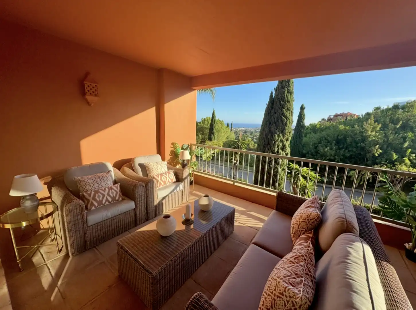 Terrassa de Apartament de lloguer en Benahavís amb Aire condicionat, Calefacció i Terrassa