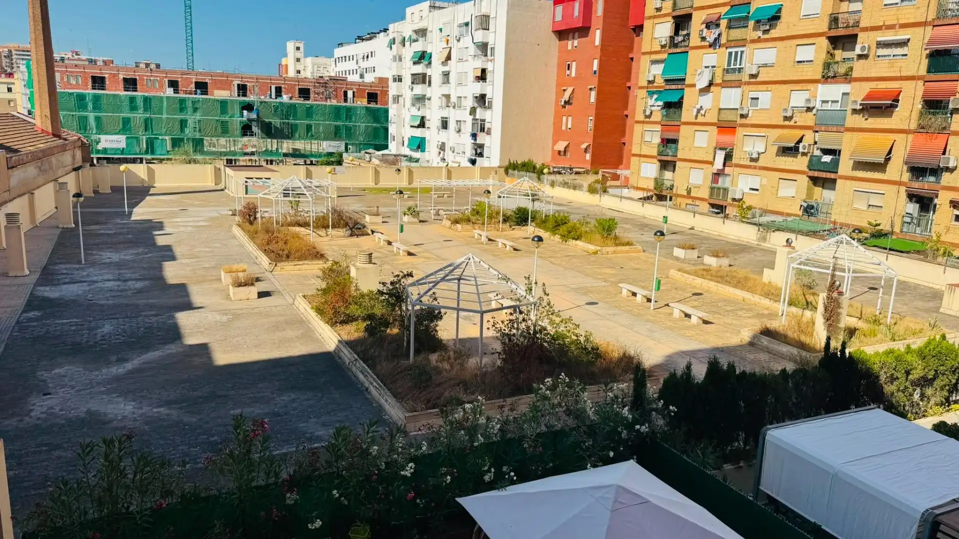 Terraza de Piso de alquiler en Valencia con Aire acondicionado, Calefacción y Jardín privado
