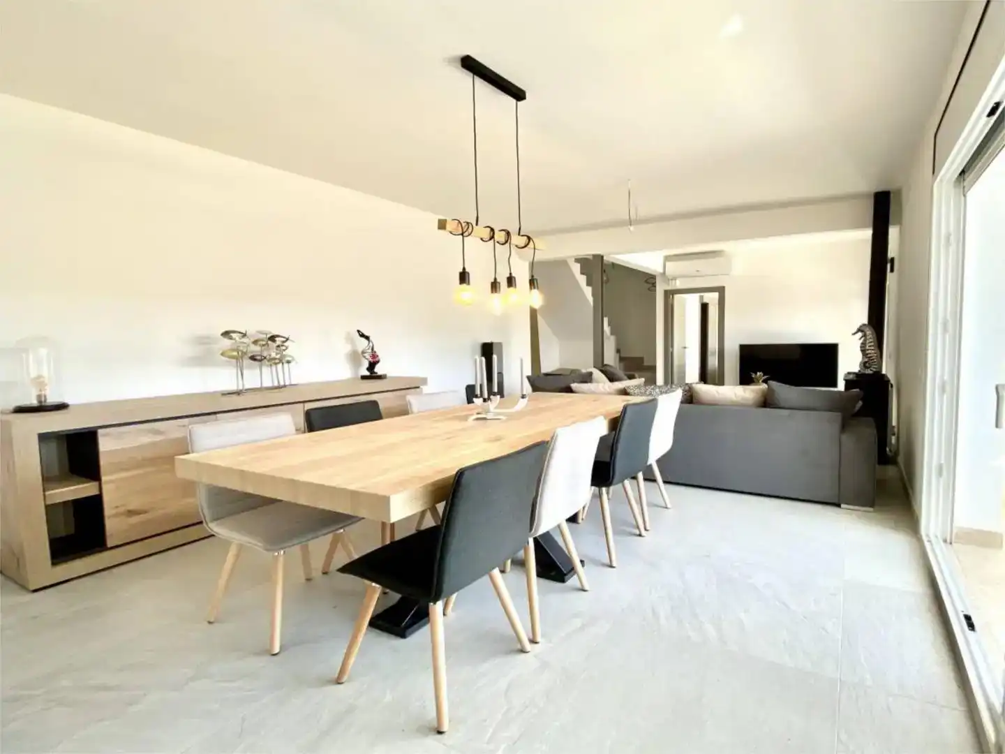 Dining room of Houses for rent in L'Ametlla de Mar   with Air Conditioner, Swimming Pool and Balcony