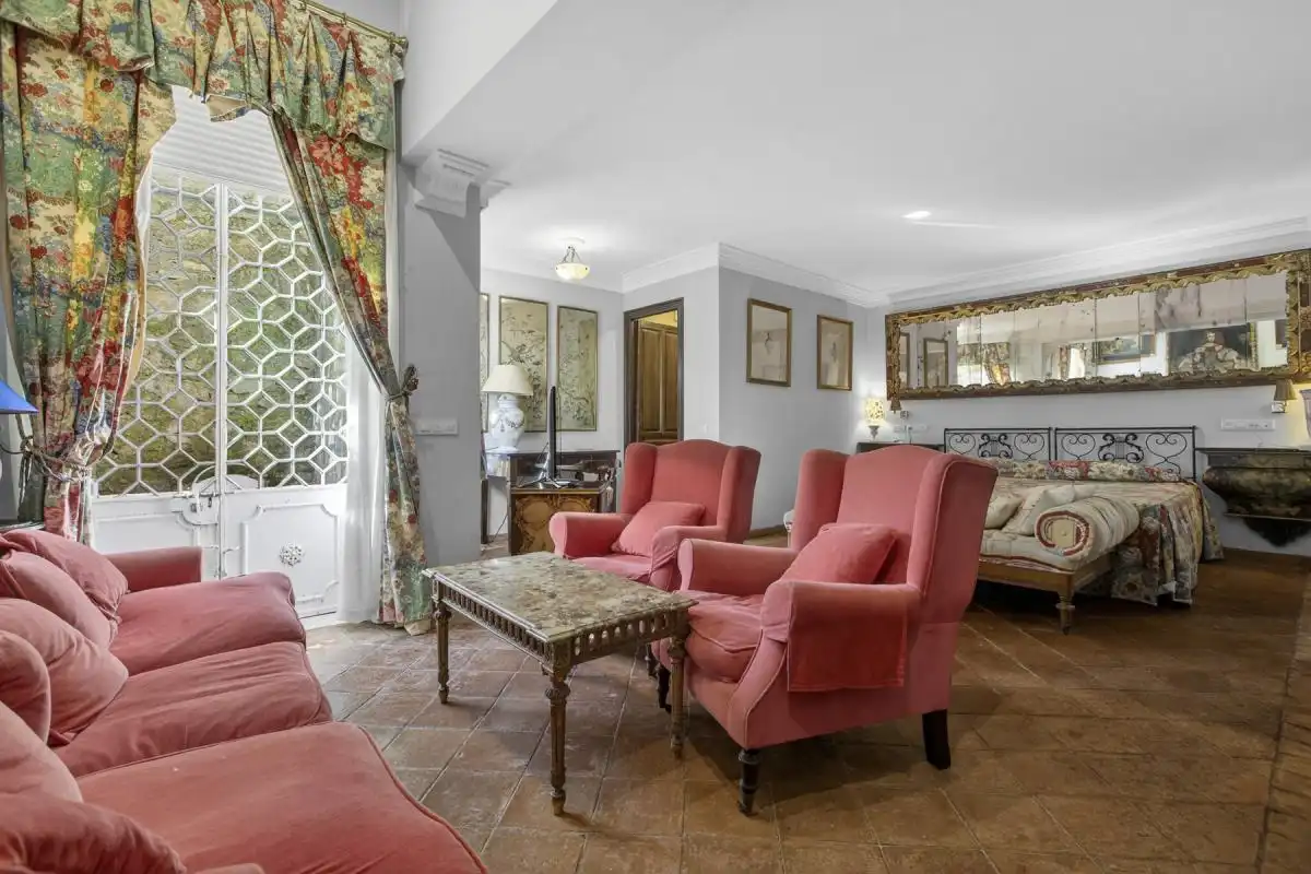 Sala de estar de Casa o chalet en venta en Cazalla de la Sierra con Aire acondicionado, Calefacción y Jardín privado